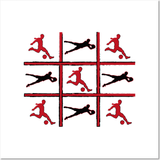 Tic-Tac-Toe Footy Edition Posters and Art